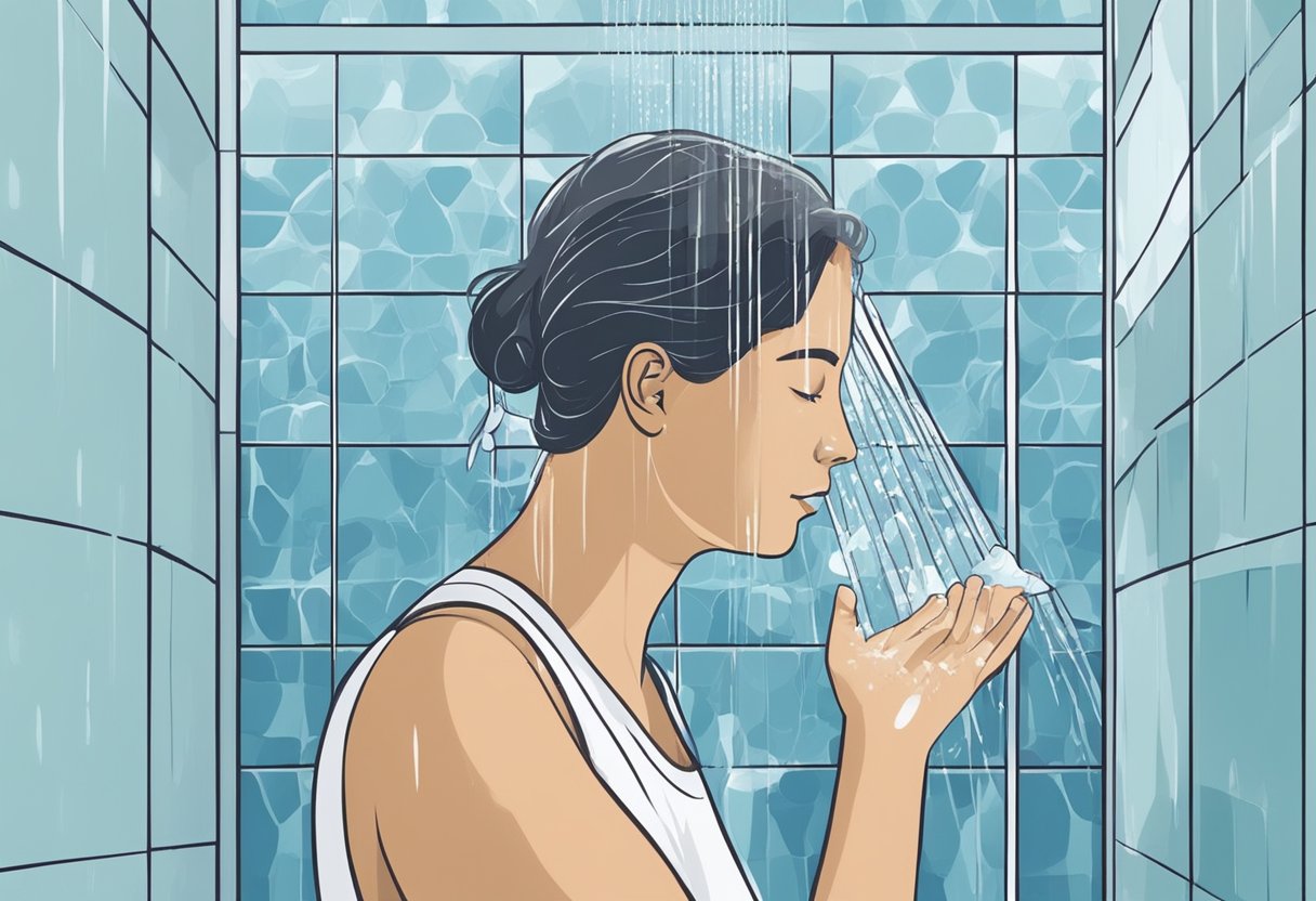 What happens if you only shower with water?